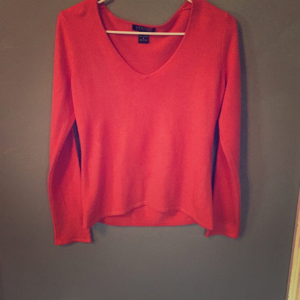 Salmon sweater